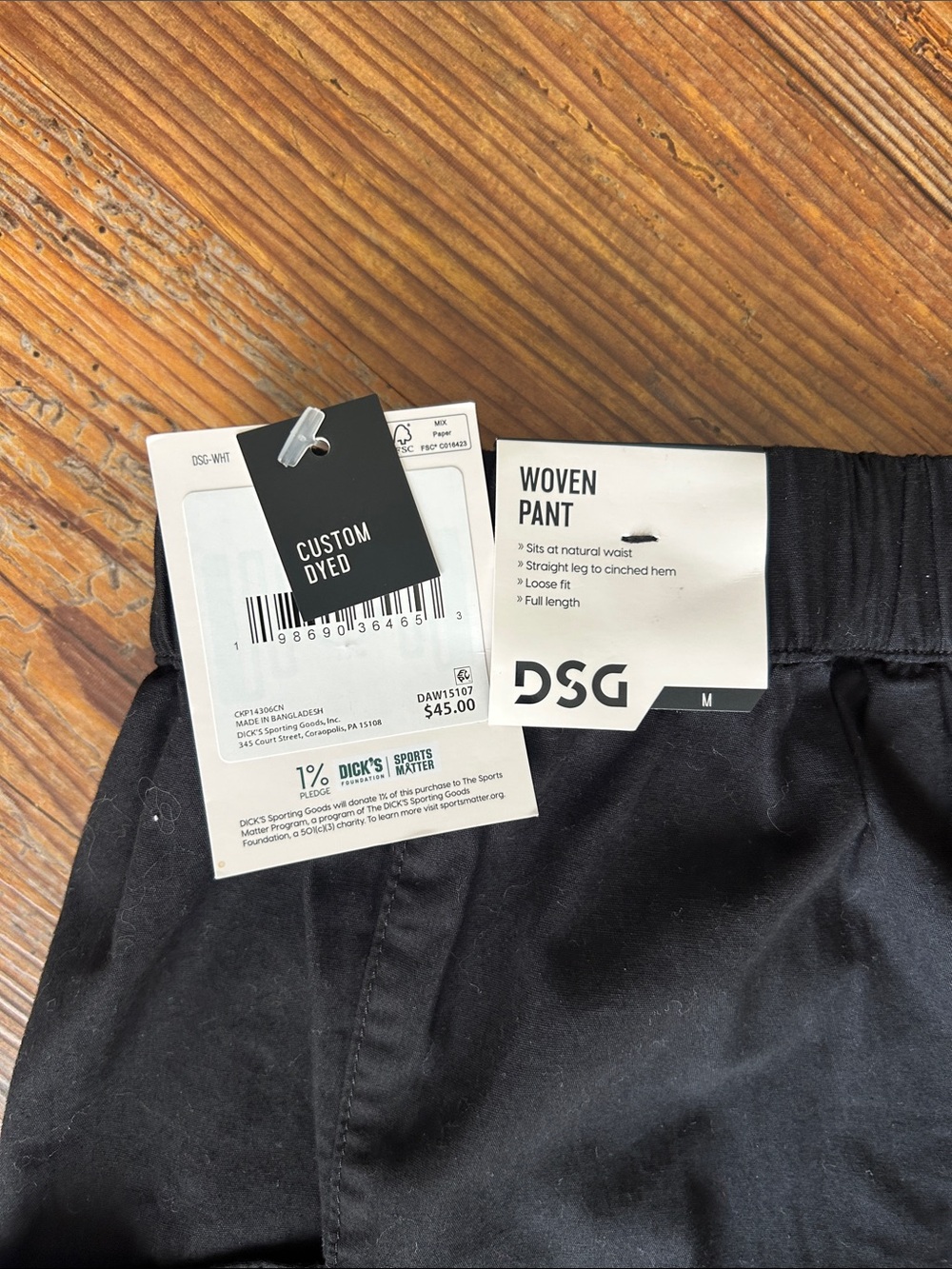 DSG Black Women’s Cargo Jogger Pants - Picture 2 of 3